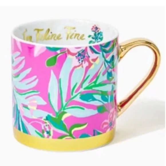 Lilly Pulitzer “I’m Feline Fine” Coffee Mug - Picture 7 of 7